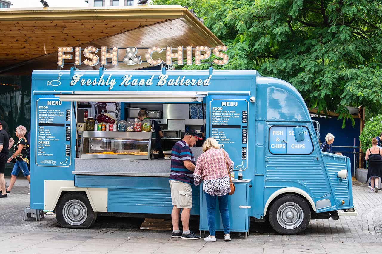 Fish and Chips Catering Van